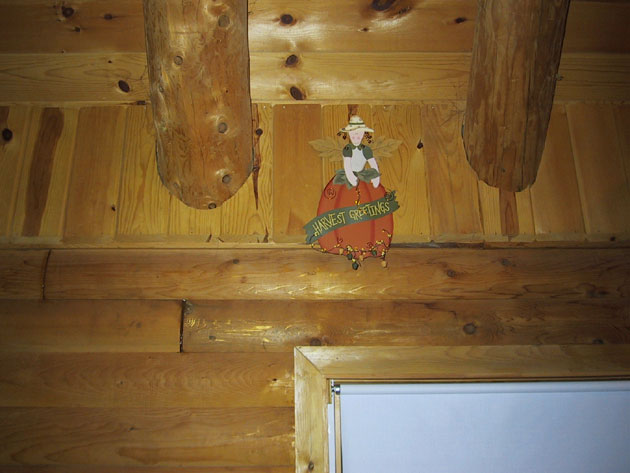 One of the Art Projects created at the Cabin.  Left as a gift. 